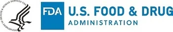 Logo of the FDA (Food and Drug Administration).