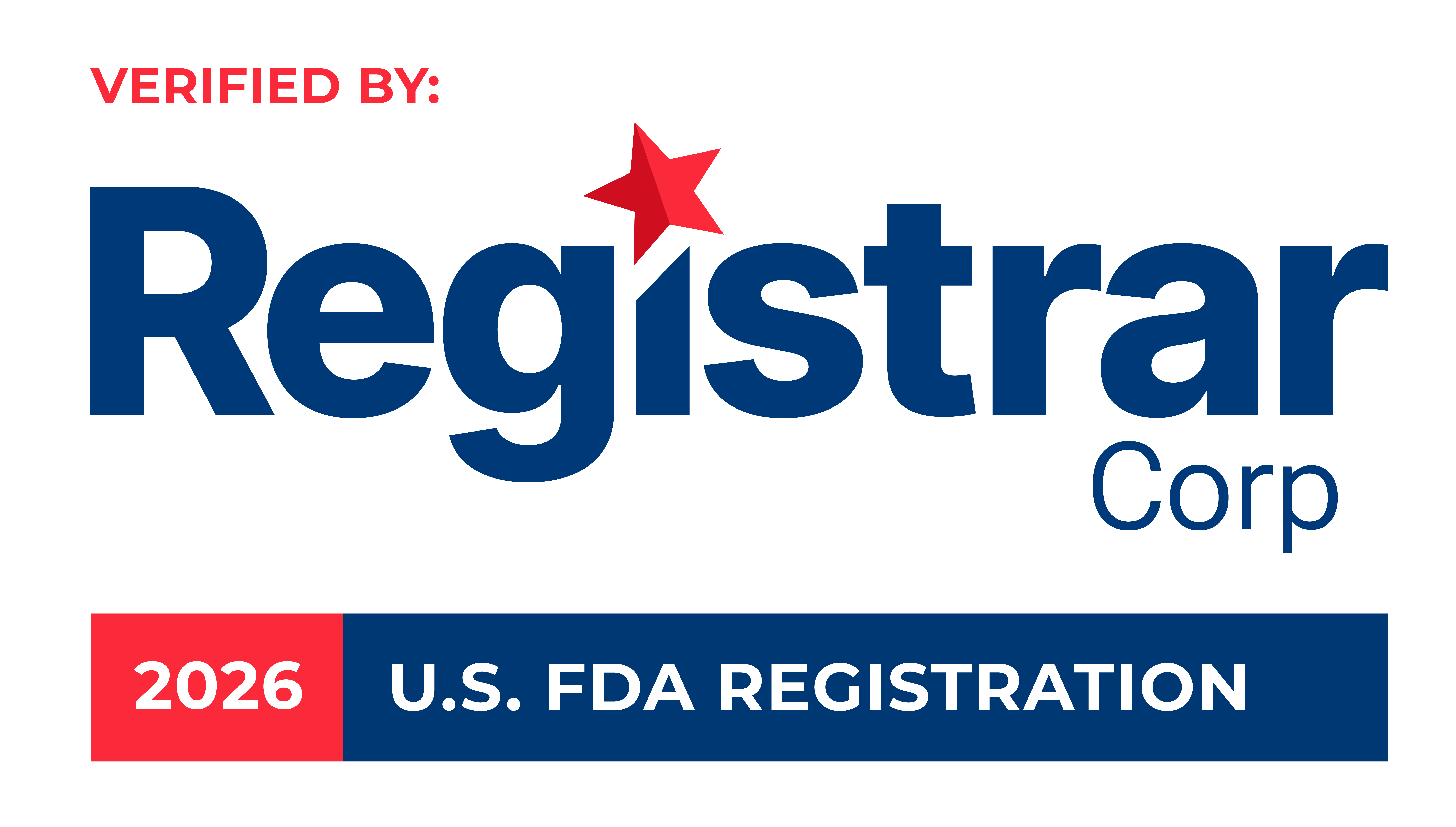 Image of FDA 2023 verified registrant.